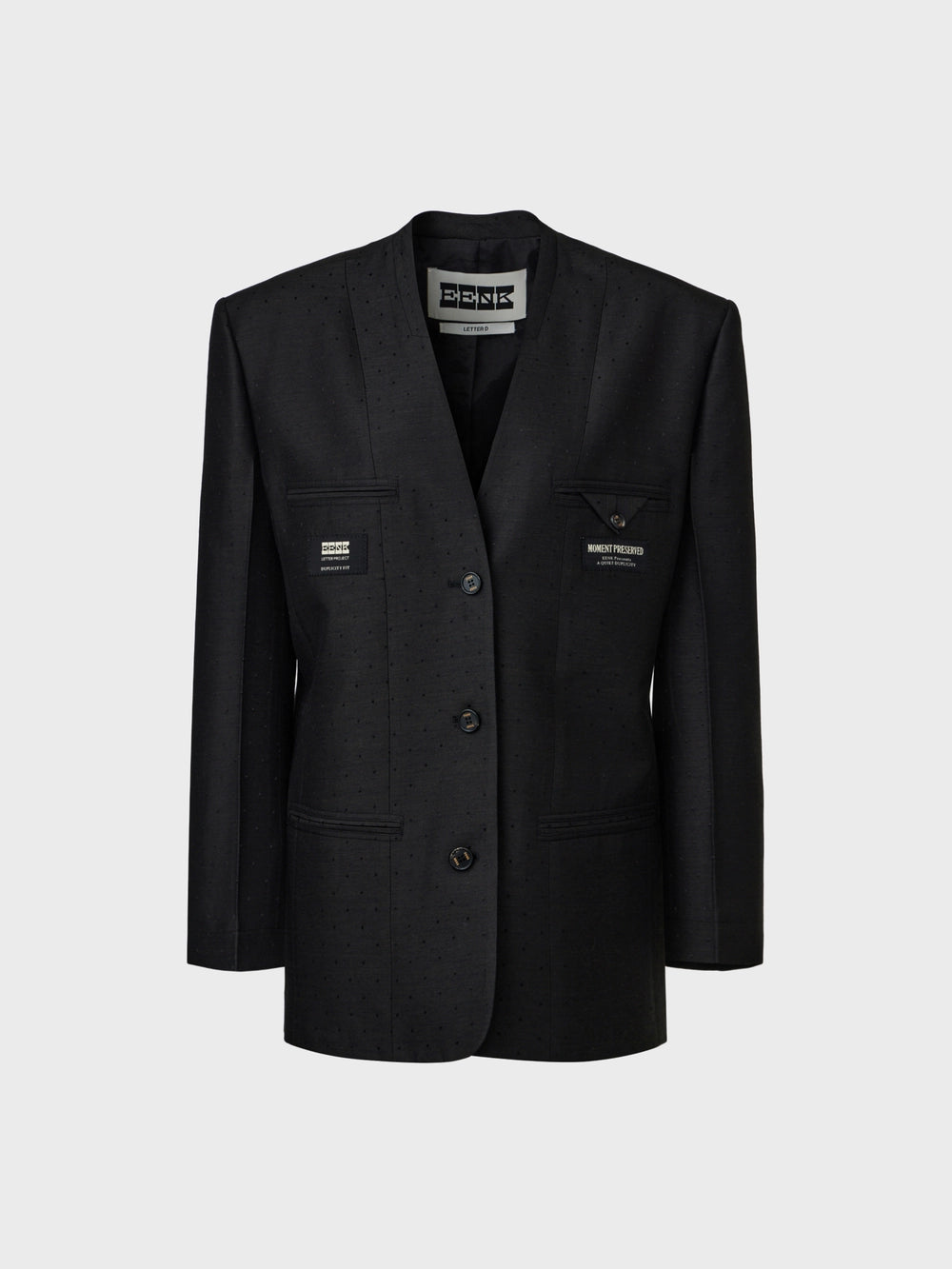 EENK Reverse Tailored Jacket - Black