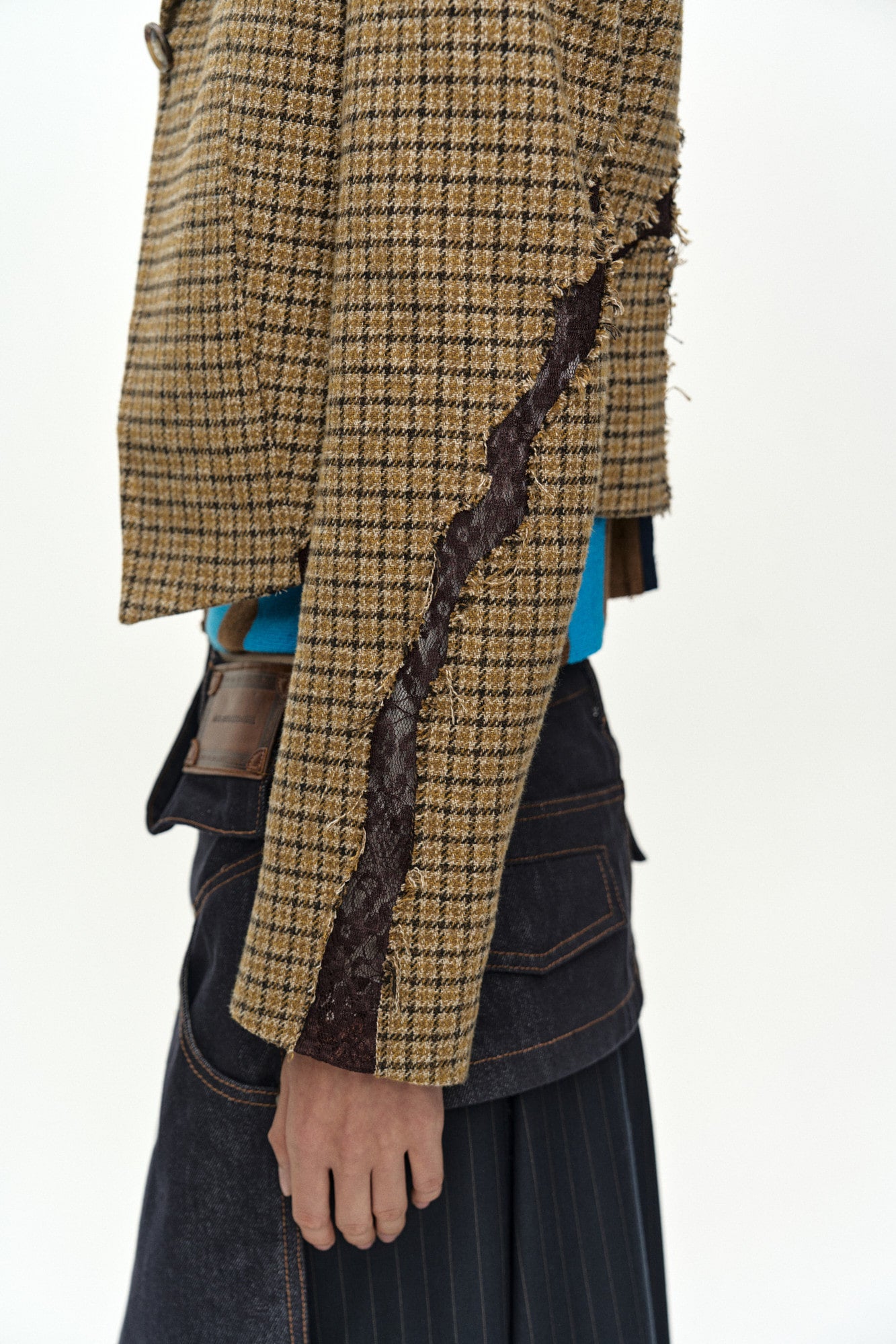 Andersson Bell Lace Cut-Out Blazer