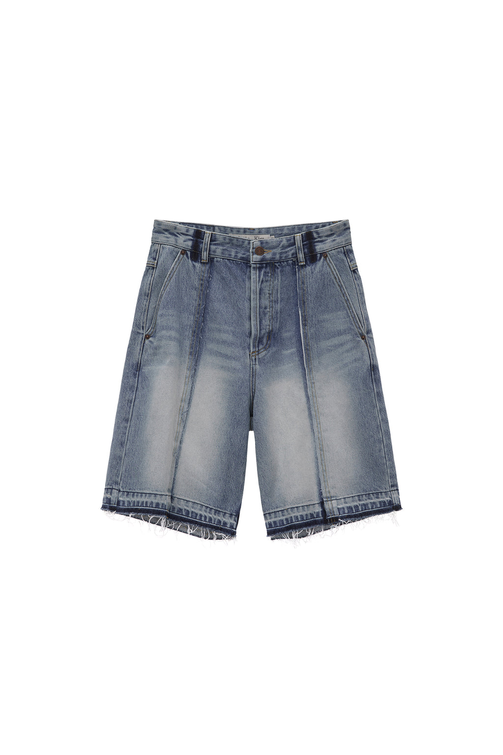 Matinkim Washed Half Denim Pants IN Blue