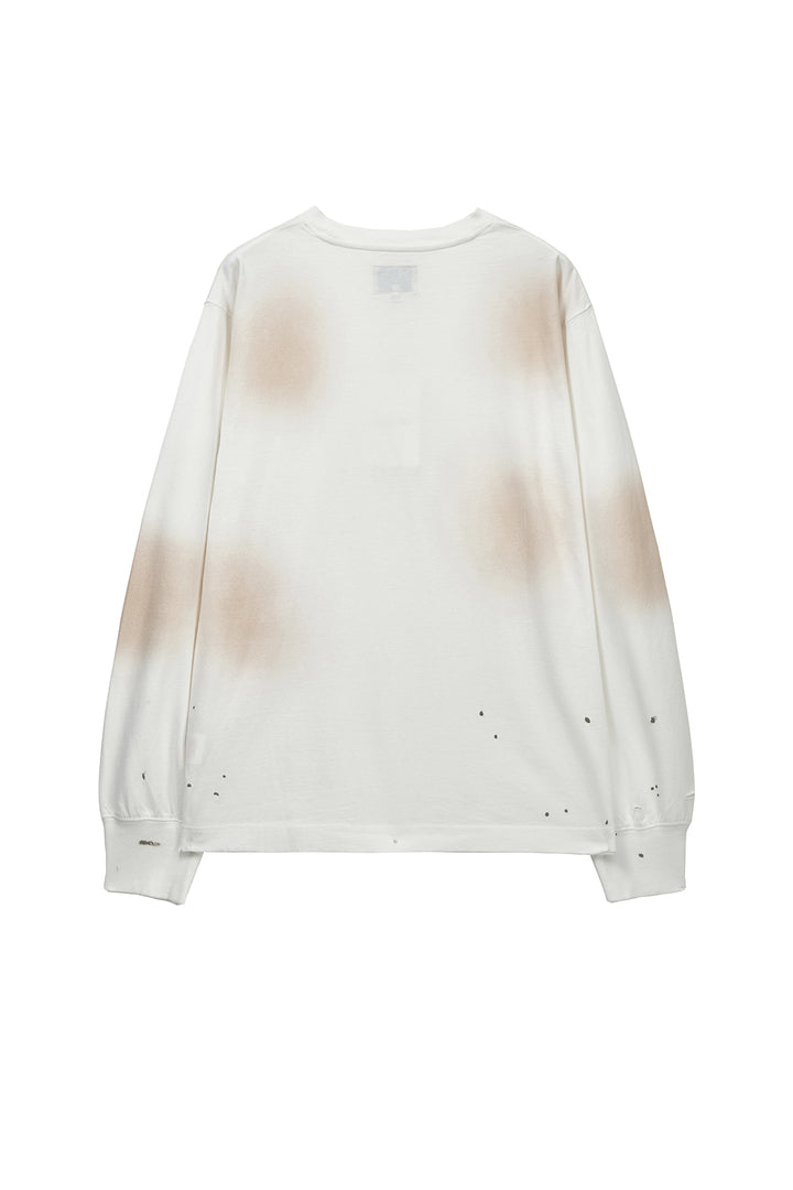 Matinkim Vintage Washed Logo Top IN Ivory