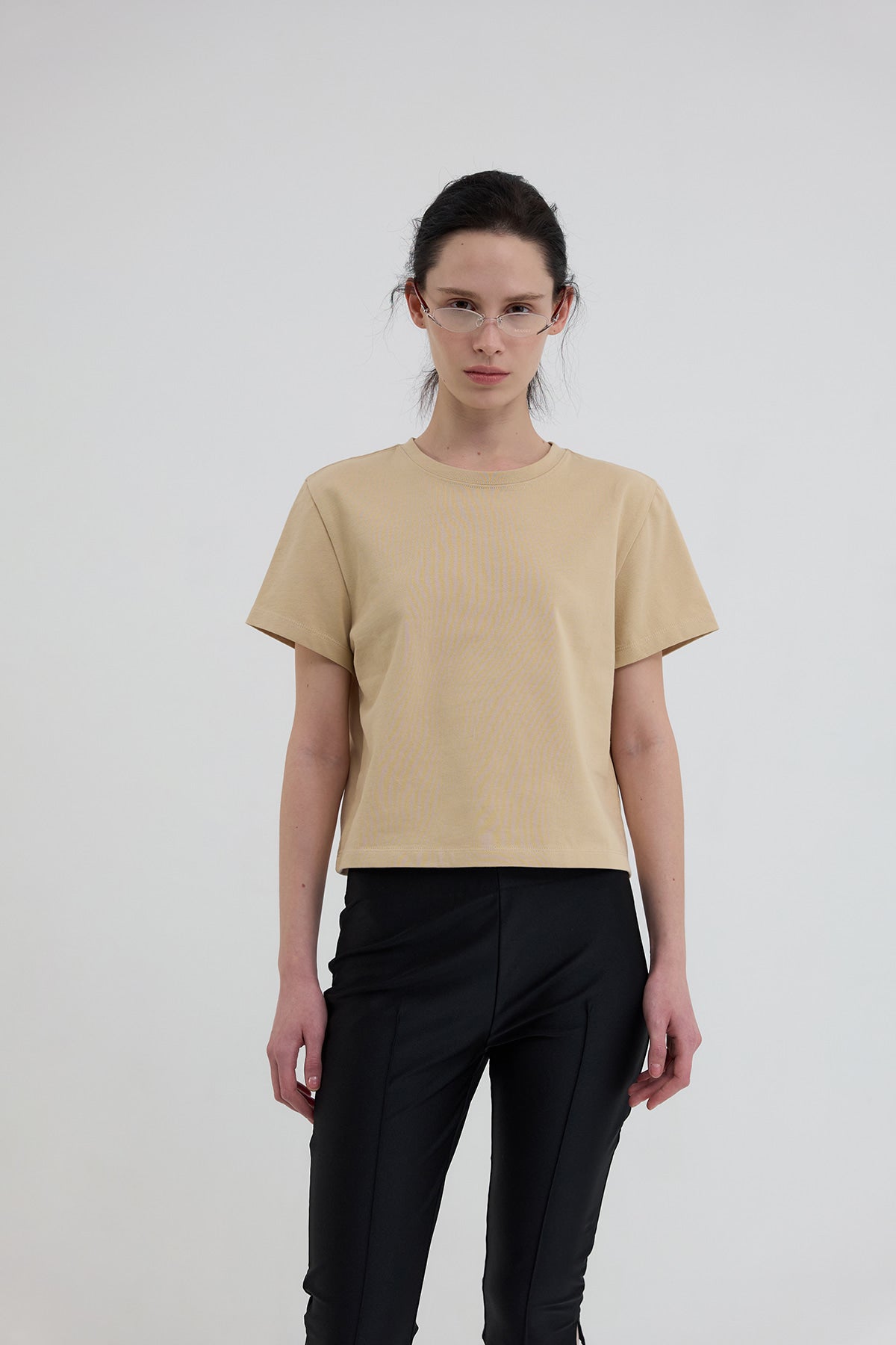 Overdueflair Of Classic T-Shirt Nude Beige