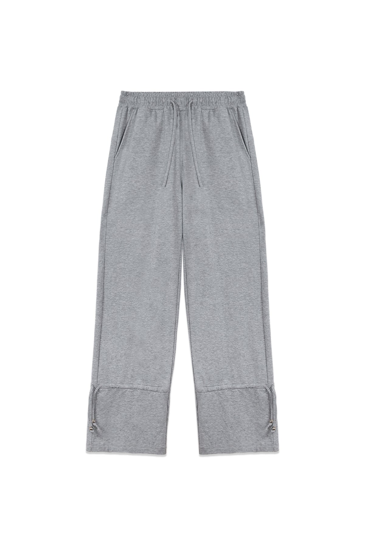 [matinkim] STRING DETAIL SWEATPANTS IN GREY