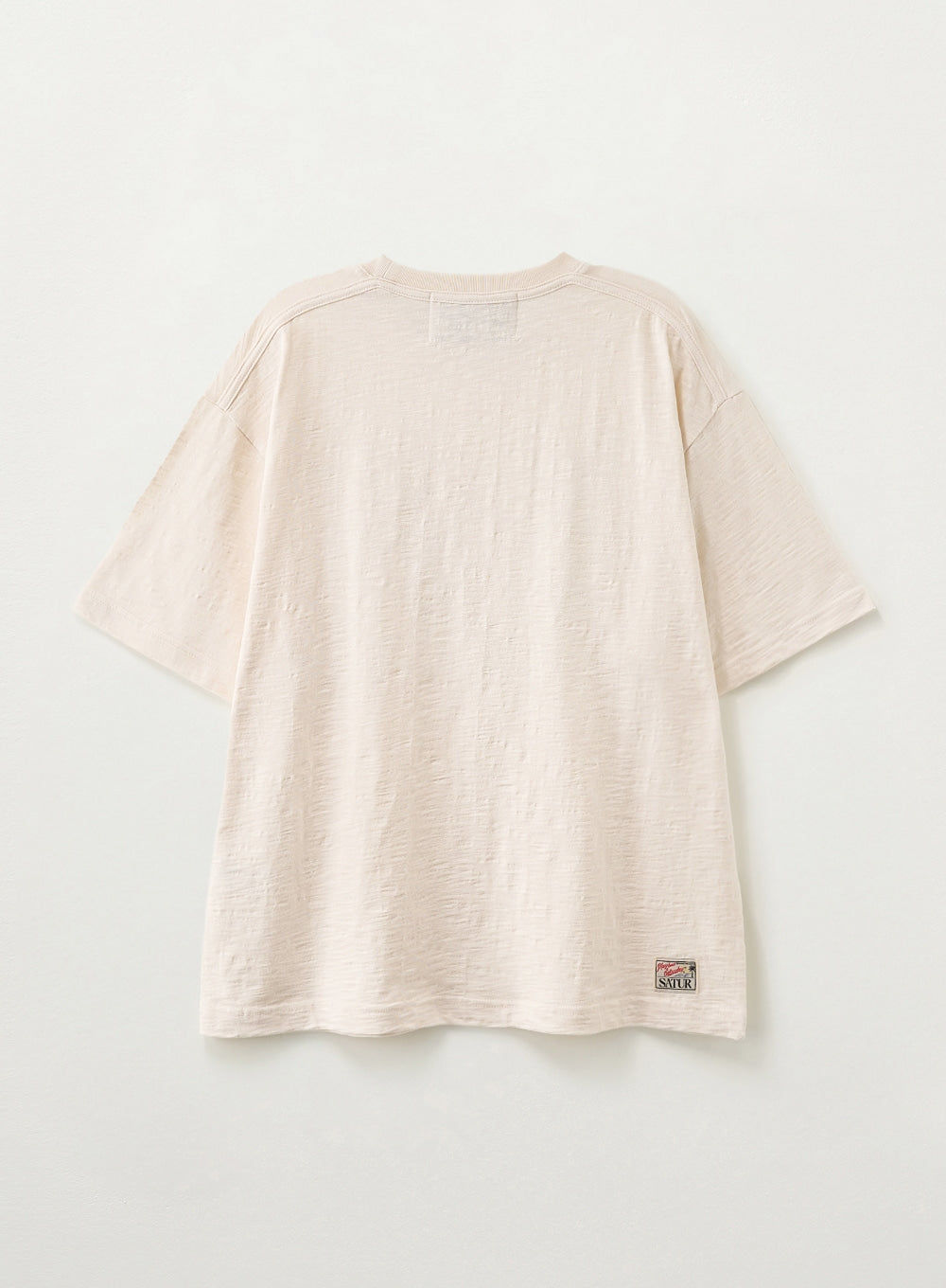Satur I Love Slub T-Shirt - Cream
