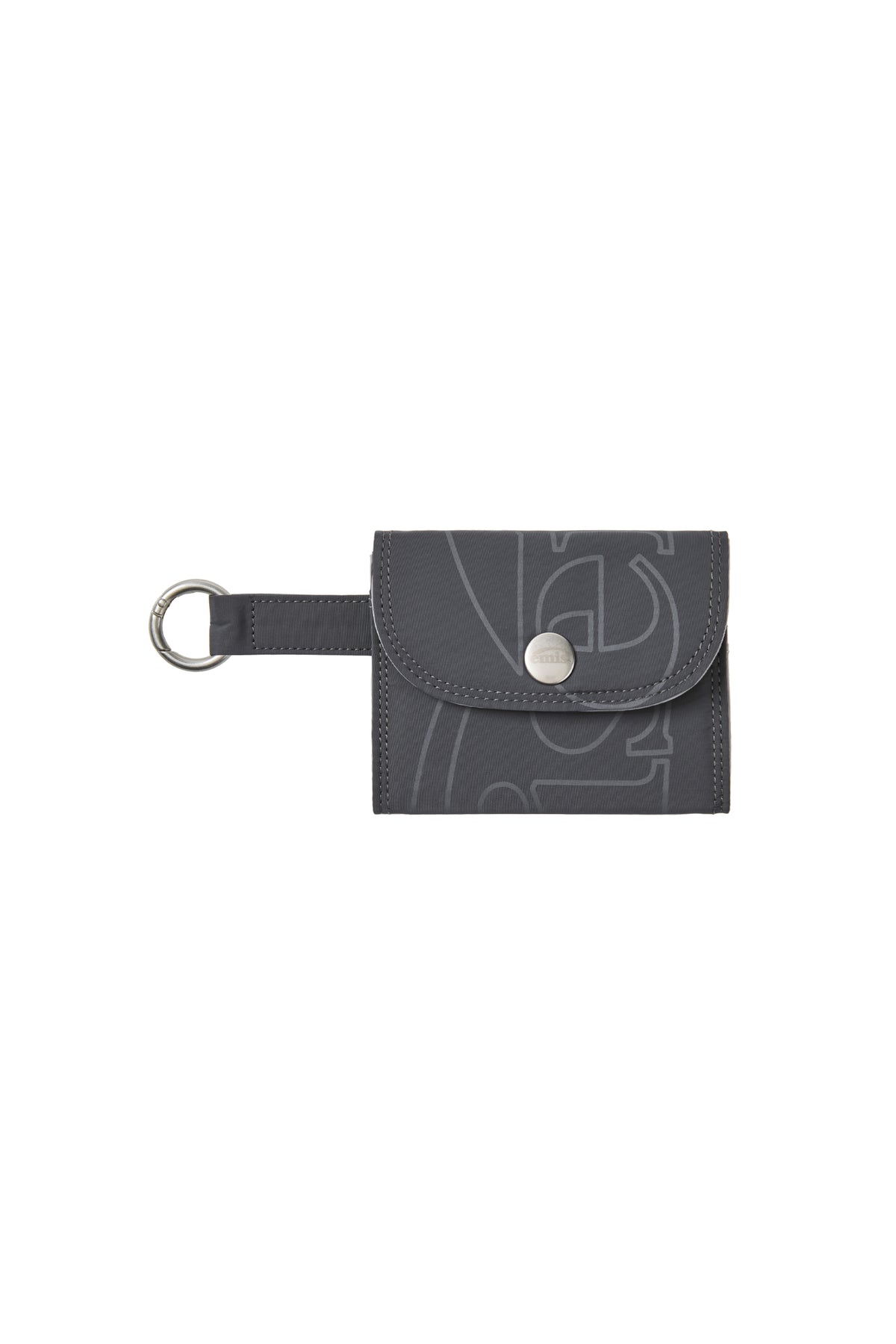 EMIS Out Line Logo Card Holder-Dark Gray