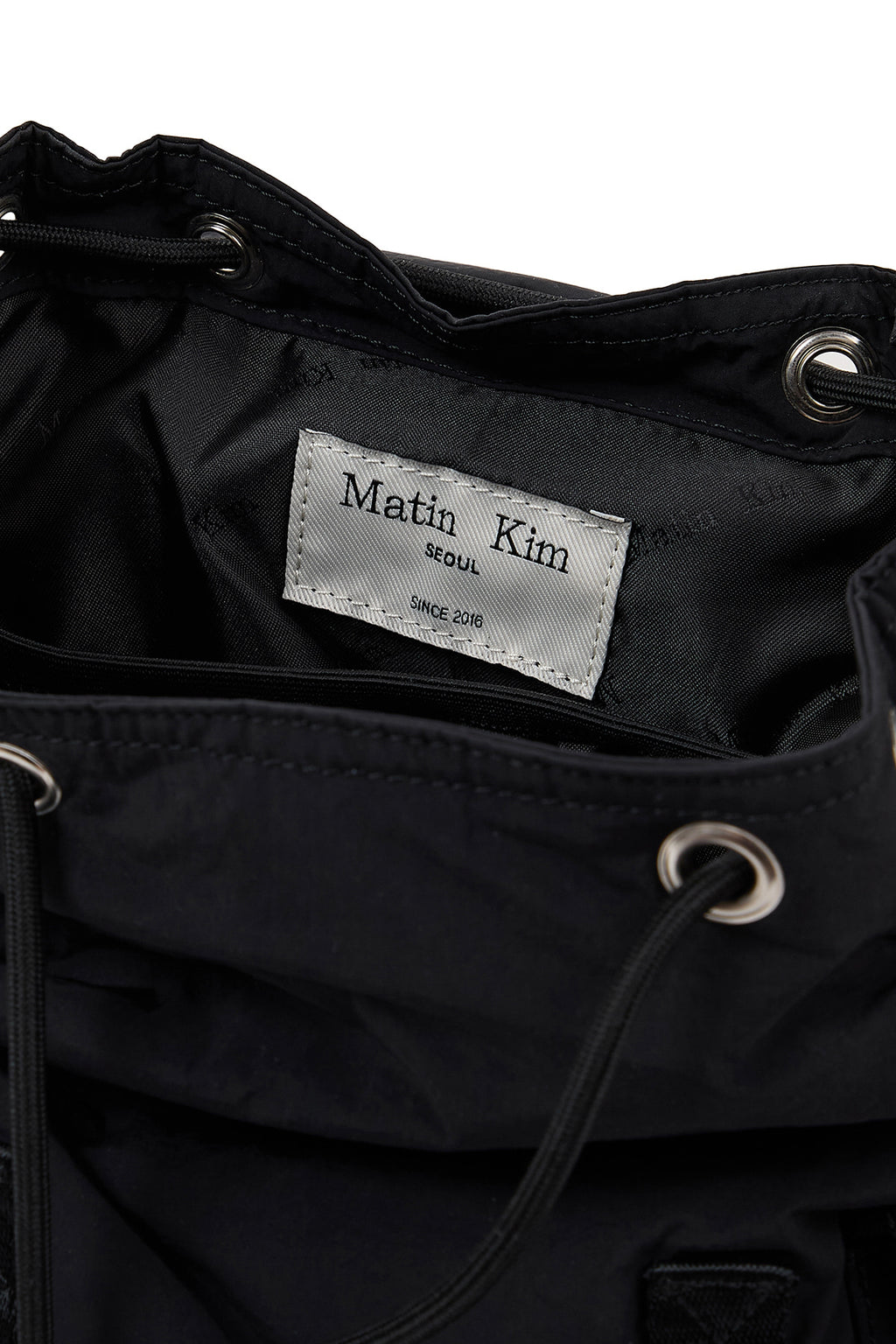 [matinkim] POCKET UTILITY SMALL BACK PACK IN BLACK