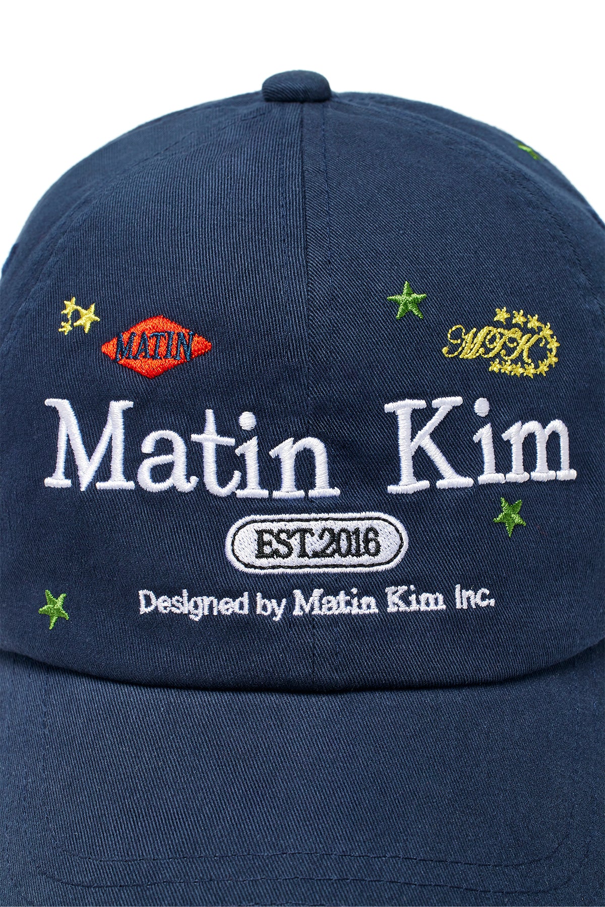 [matinkim] MATIN LOGO PLAY BALL CAP IN NAVY