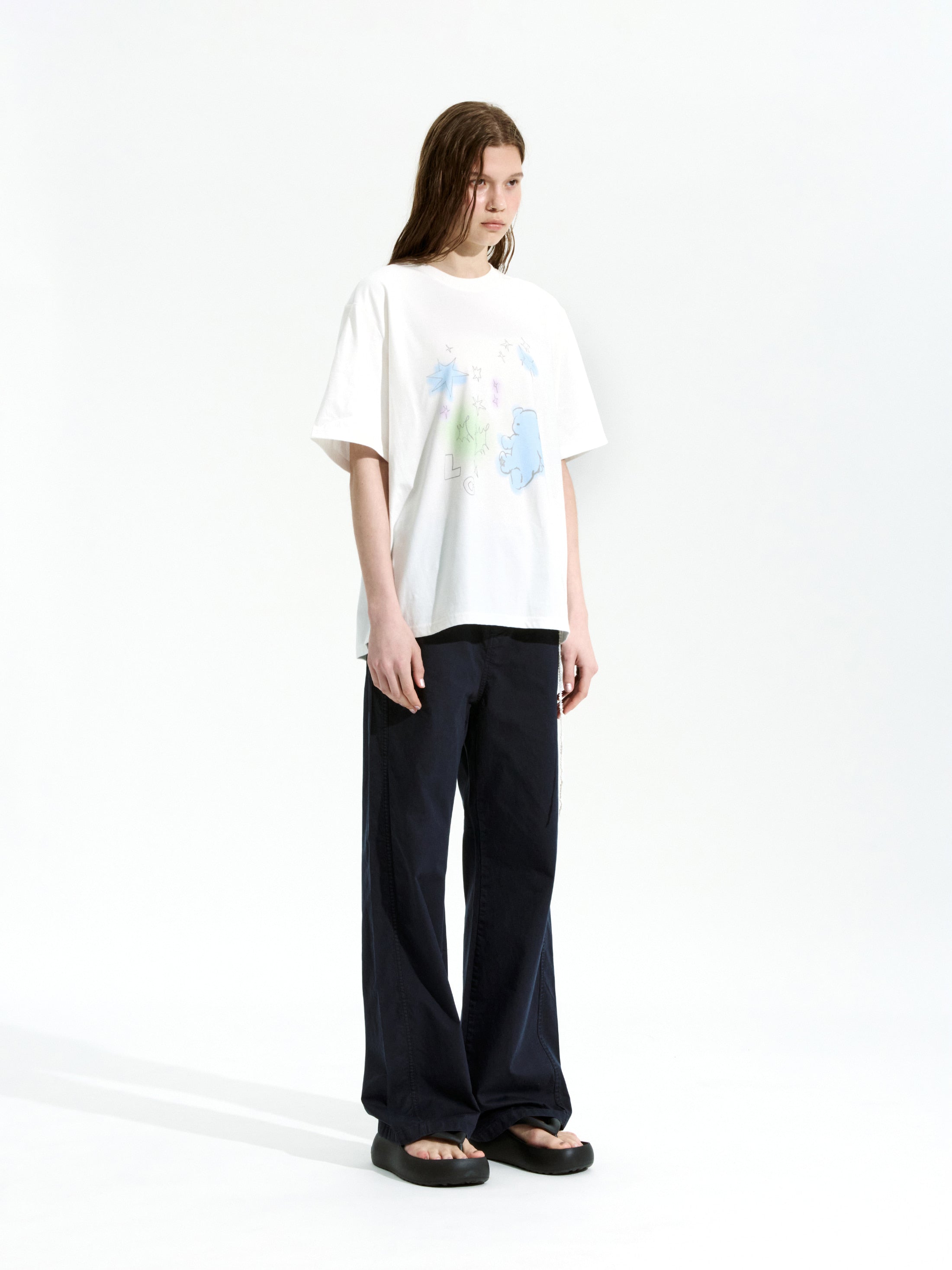 Low Classic Teddy T-Shirt Off White