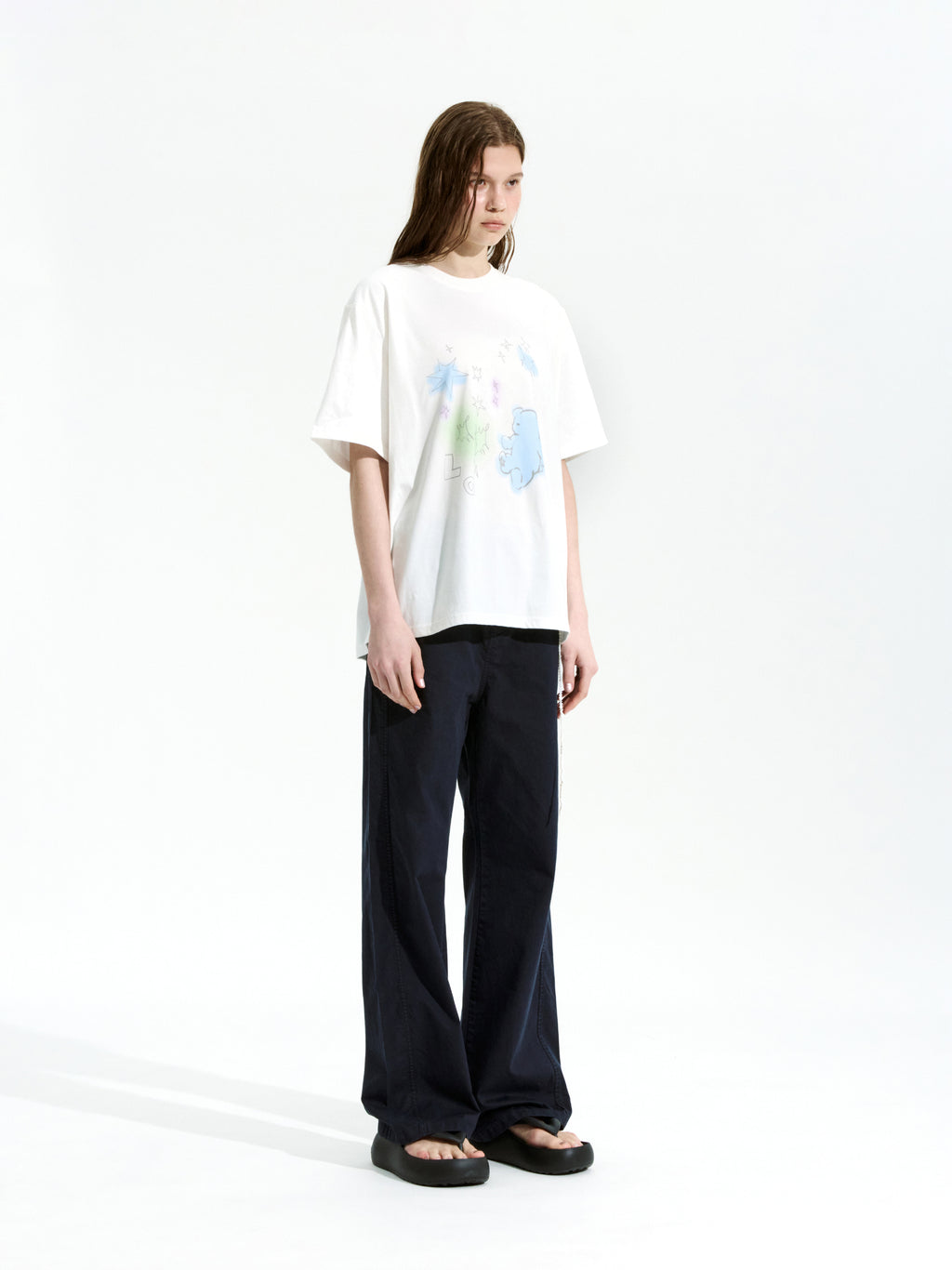 Low Classic Teddy T-Shirt Off White