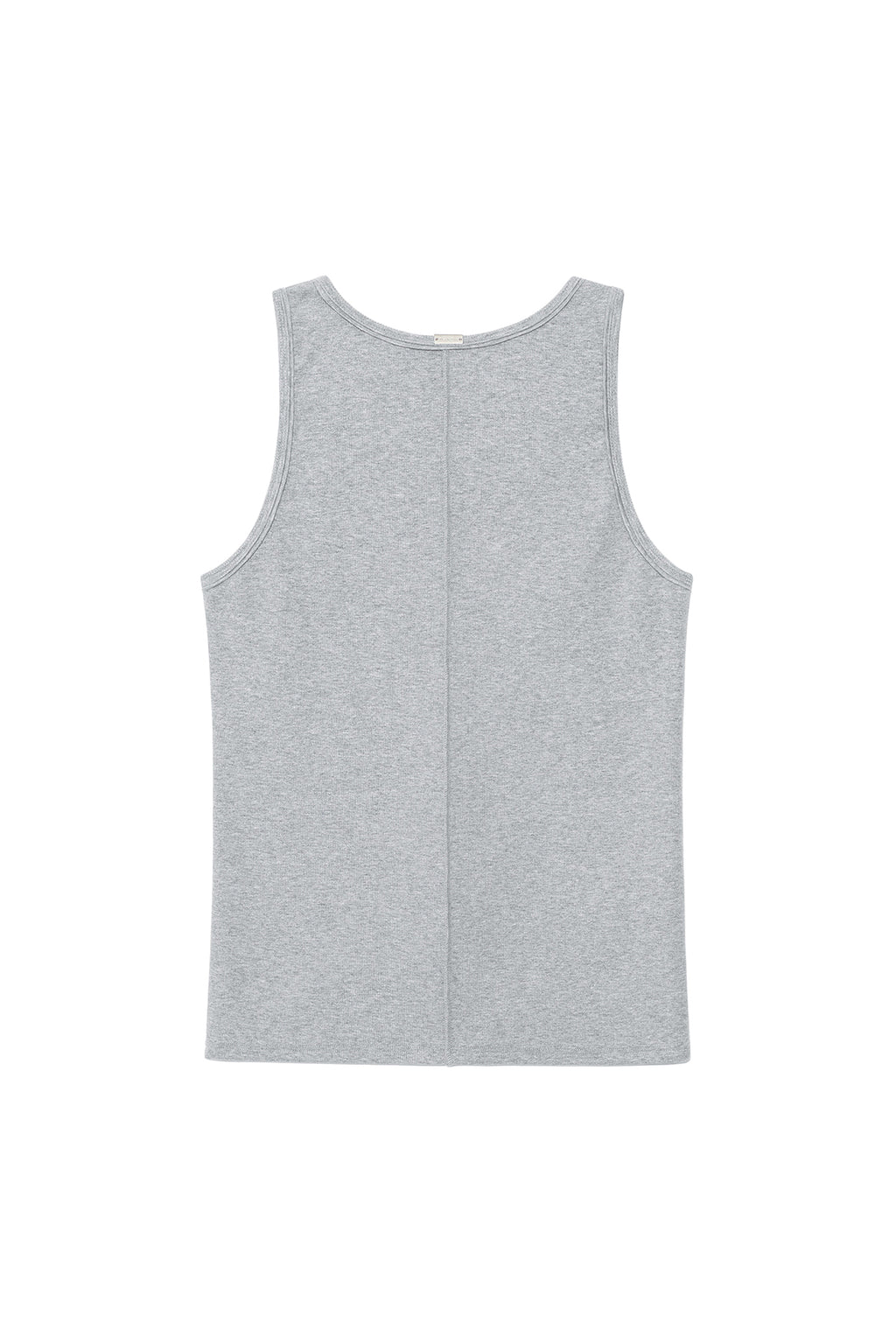 Matinkim Small Logo Pintuck Sleeveless Top For Men IN Grey