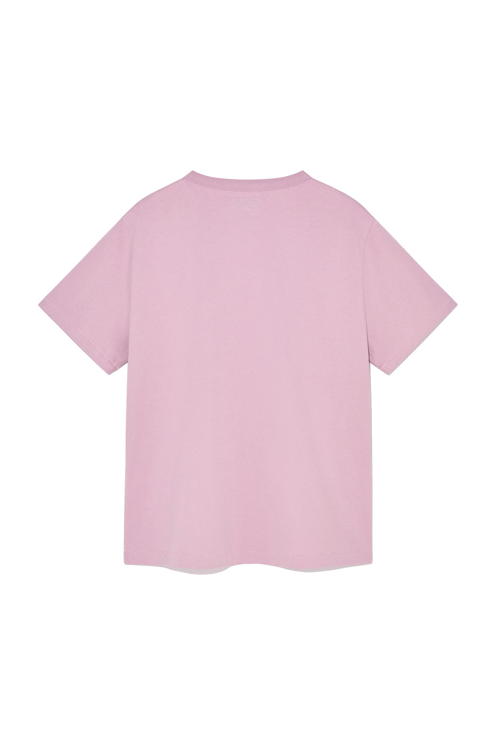 [matinkim] FLOWER APPLIQUE LOGO TOP IN LIGHT PINK