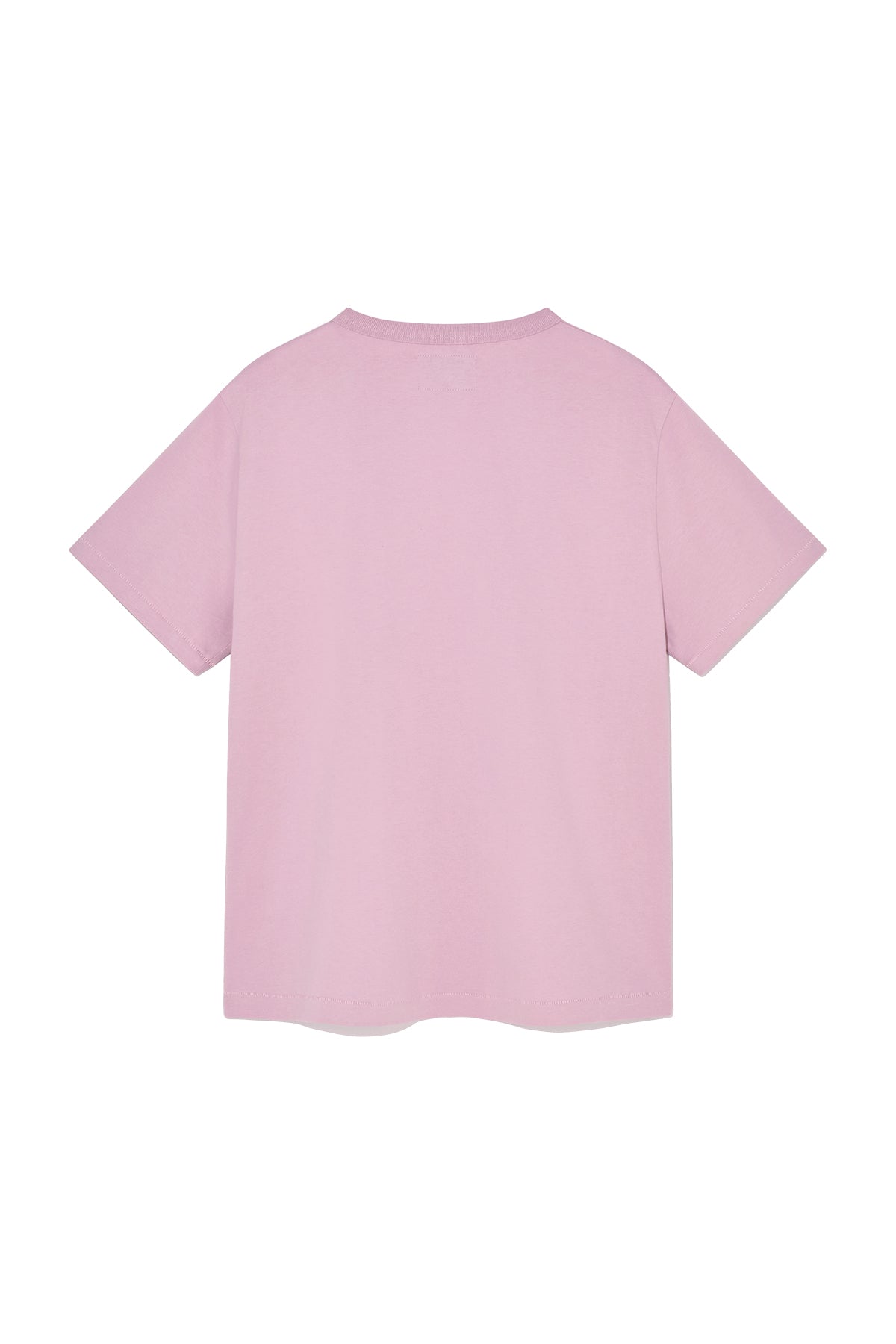 [matinkim] FLOWER APPLIQUE LOGO TOP IN LIGHT PINK