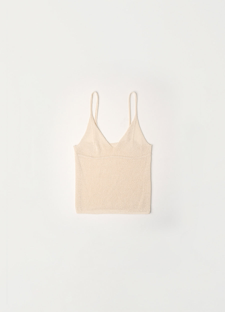 Nothing Written Lillia paper cami top (Natural)