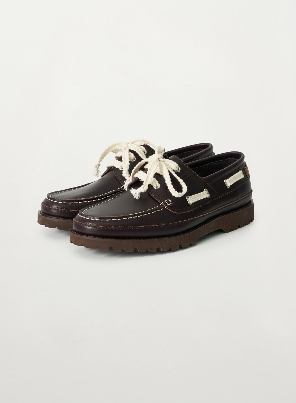 Satur Regatta Leather Boat Loafer - Dark Brown