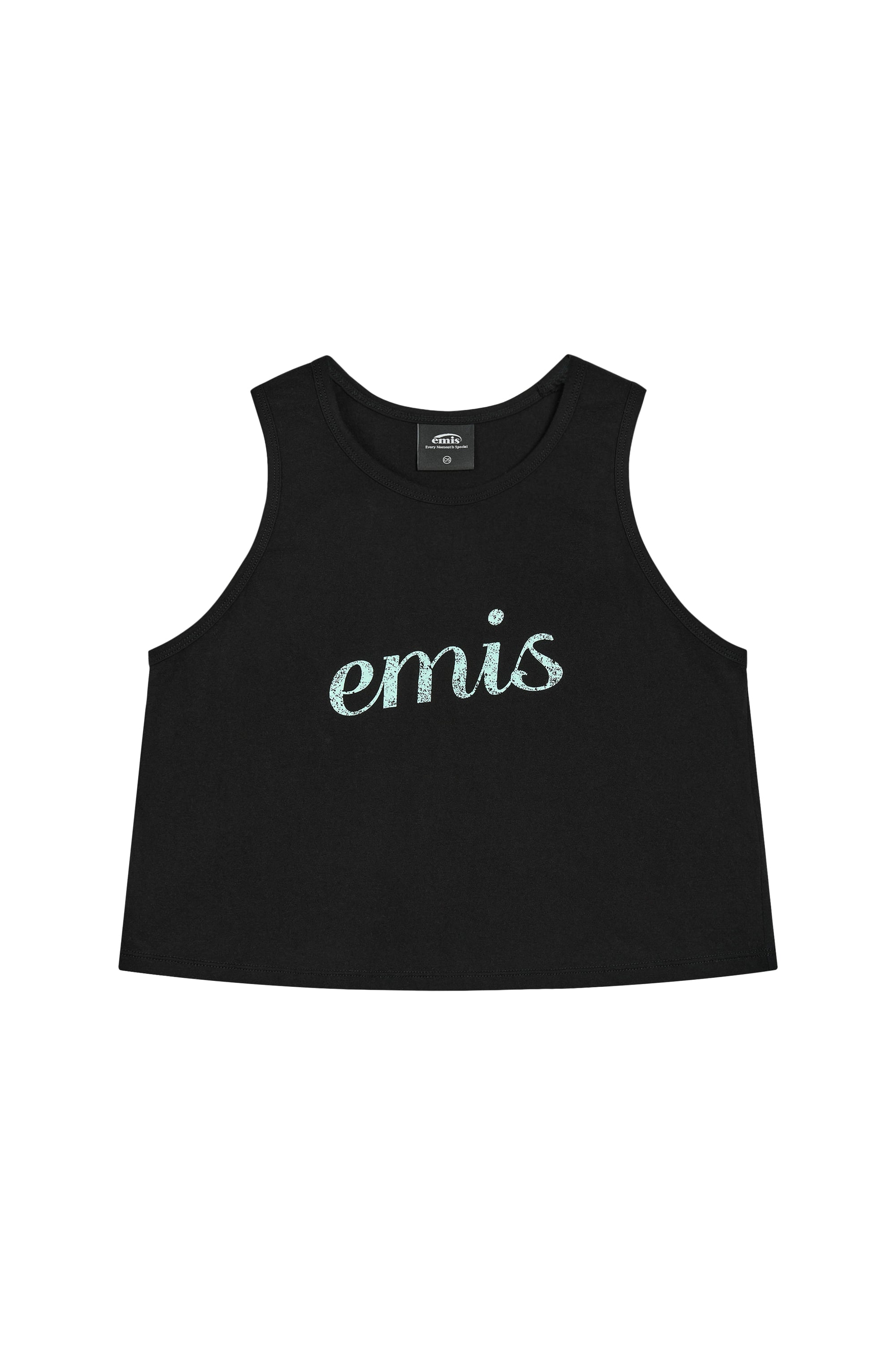 VINTAGE SLEEVELESS TOP-BLACK