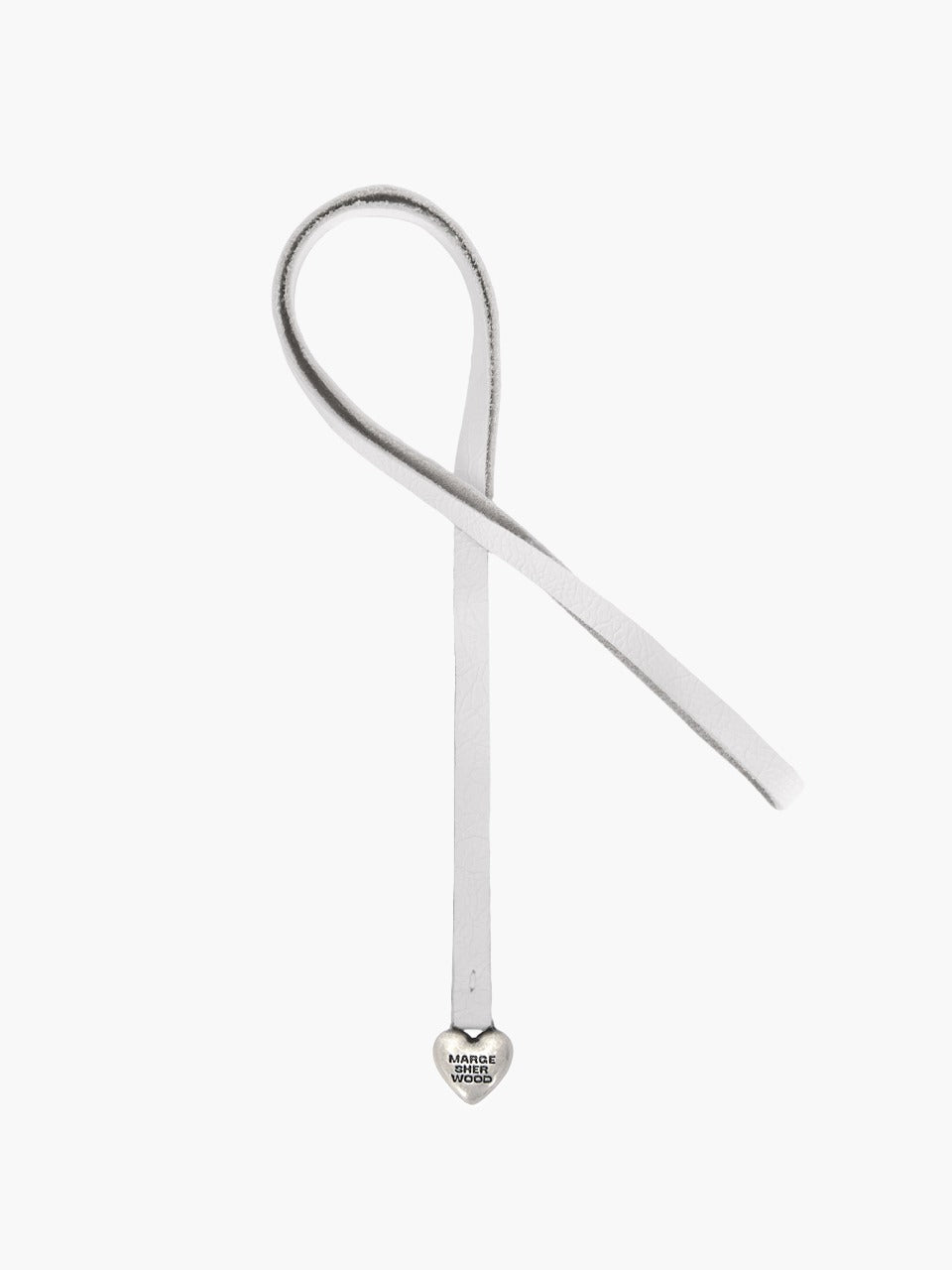 Margesherwood Heart Charm off white cracked