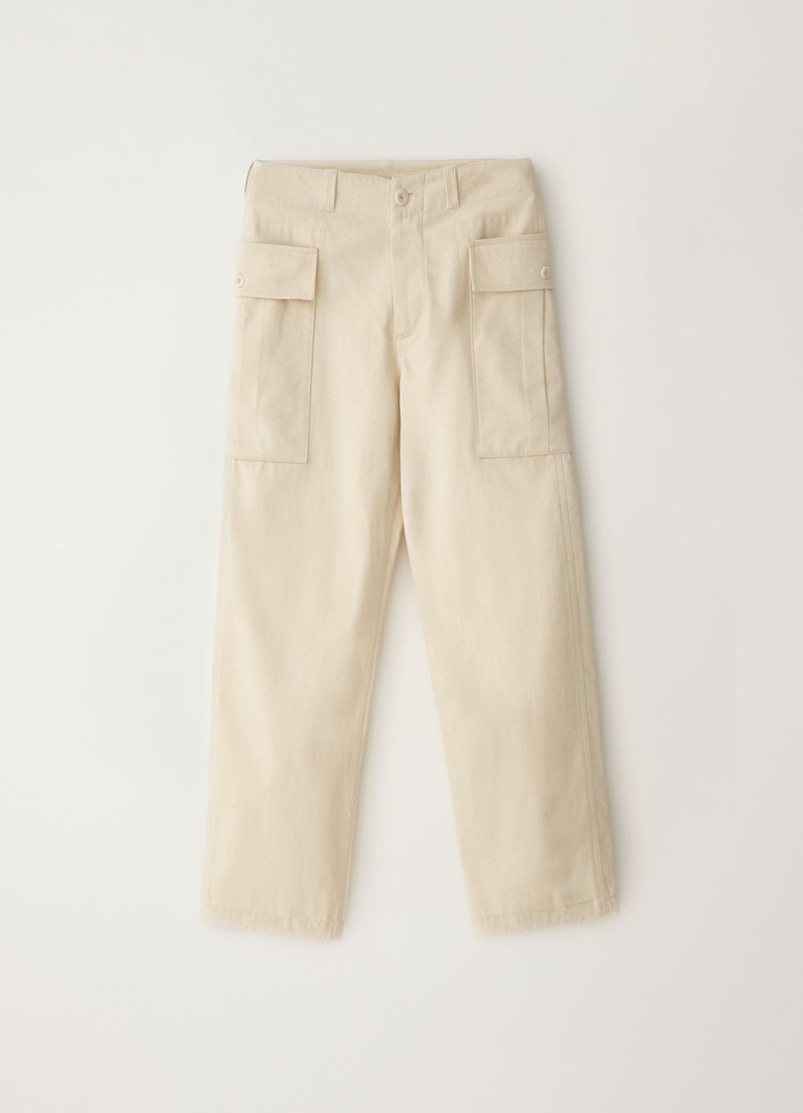 Nothing Written Washed cargo pants (Cream)