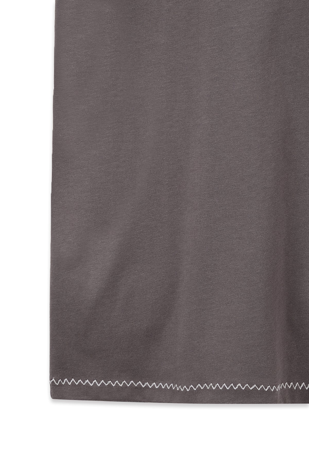 [matinkim] DOODLE LOGO GRAPHIC TOP IN CHARCOAL