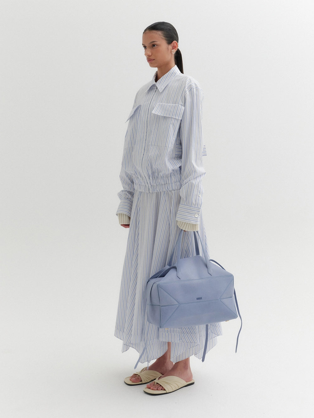 EENK Two Pocket Bomber Jacket - Sky Blue