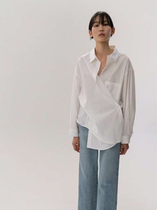 box shirt (white)