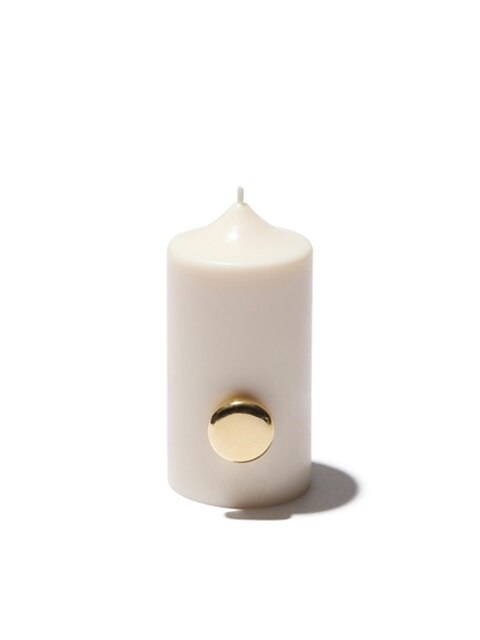 Eenk Circle Candle (White)