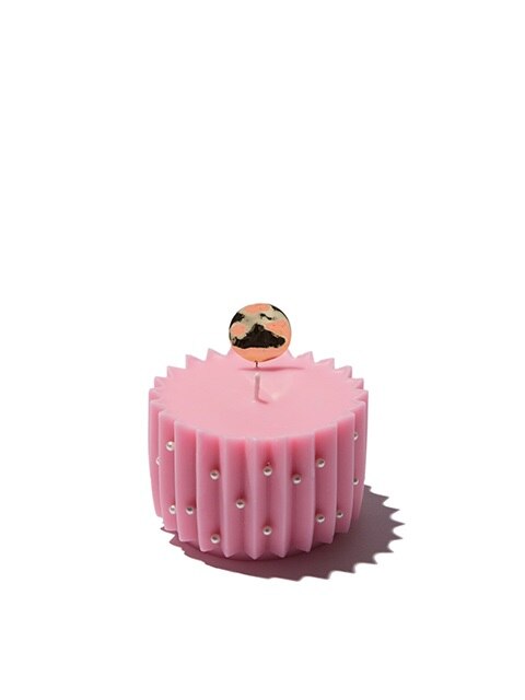 Eenk Cup Cake Candle (Pink)