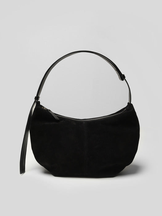 Nothing Written Shoulder leather bag (Black)