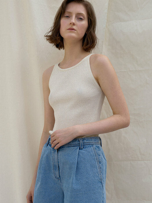Nothing Written Knit sleeveless (ivory)