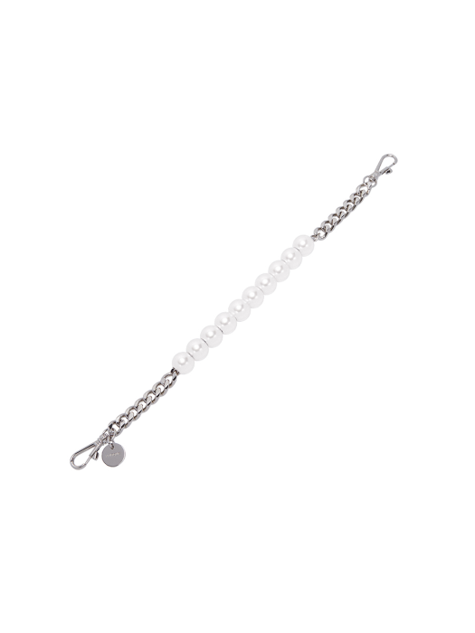 [vunque] Pearl Metal Chain Handle Strap