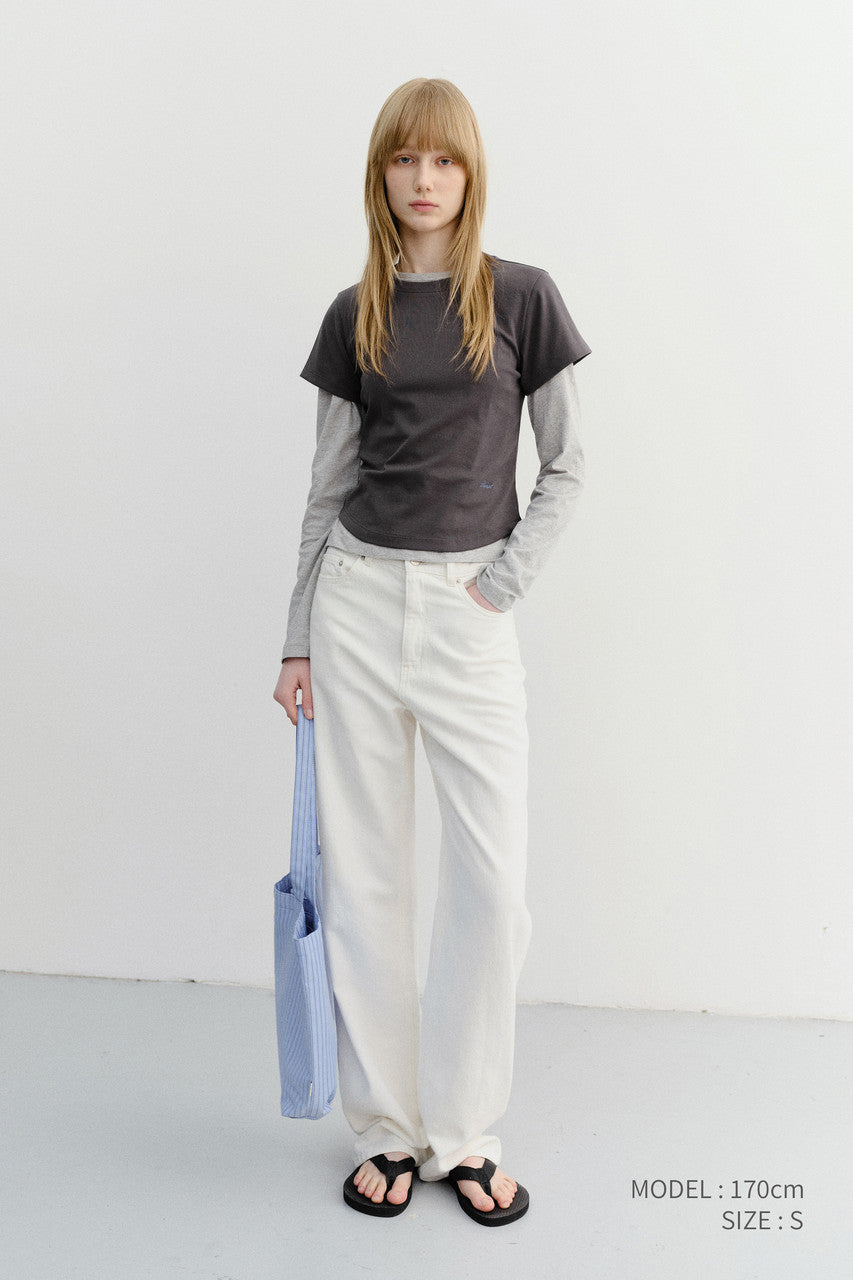 Dunst Summer Straight Jeans Ecru