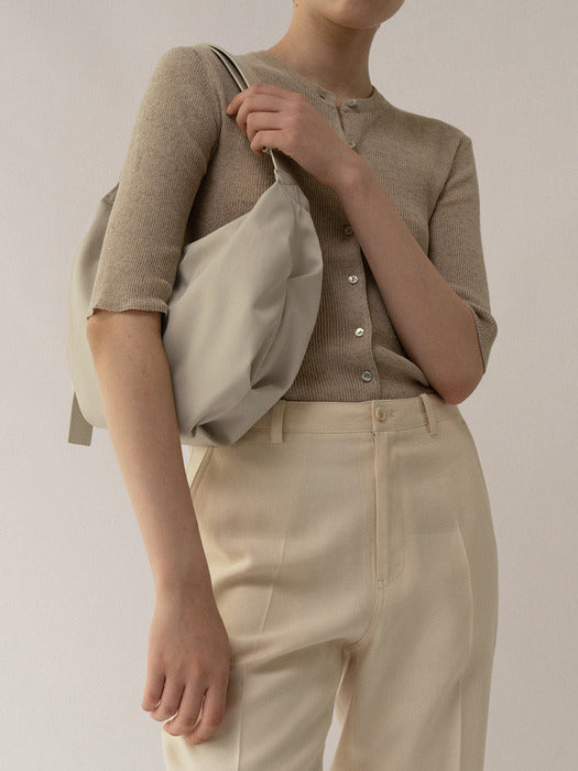 Nothing Written HT nylon shoulder bag (Salt)