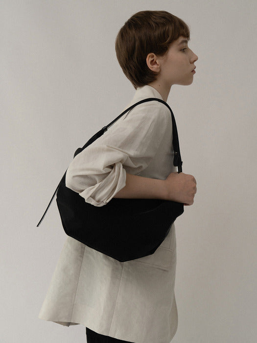 Exclusive HT Nylon Shoulder Bag (Black)