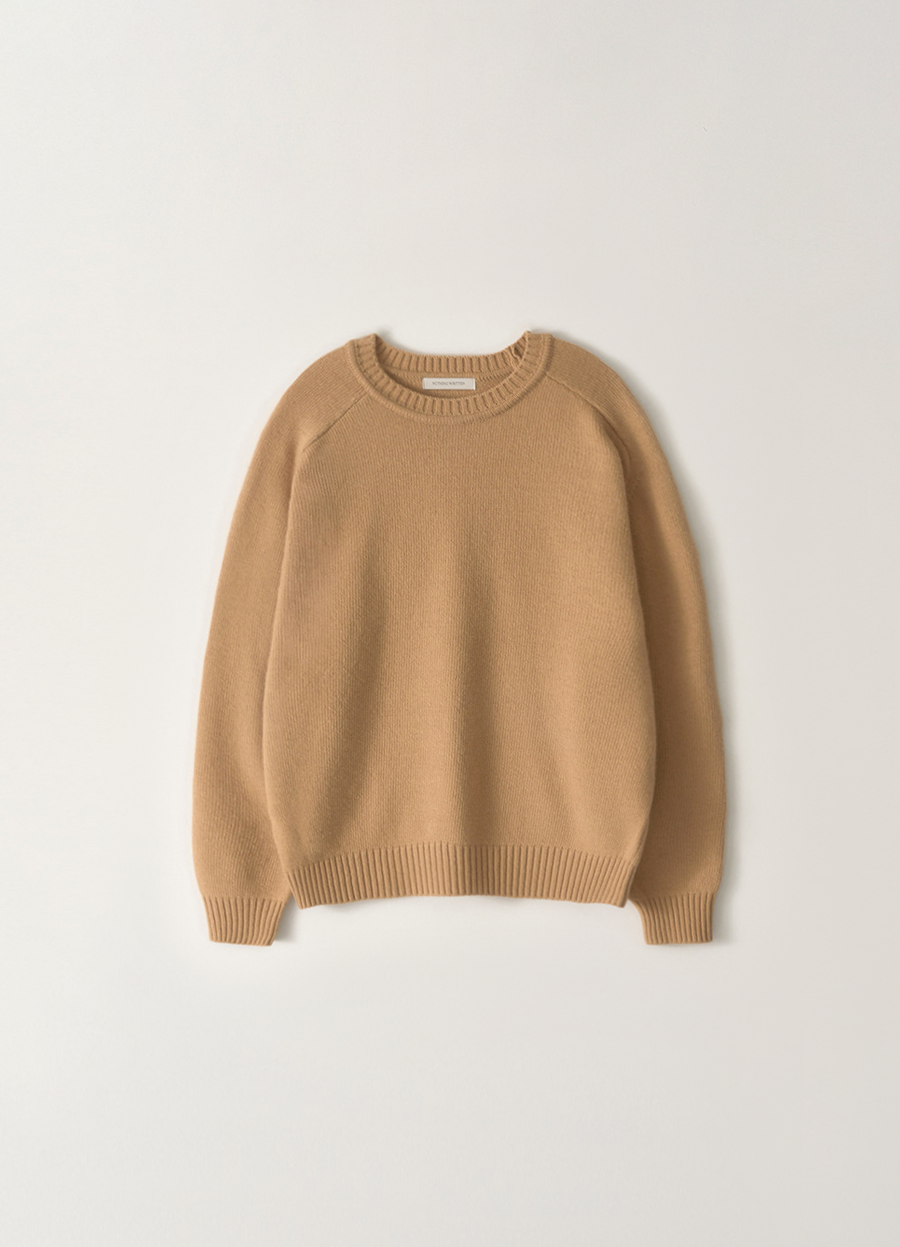 Nothing Written Jude round pullover (Beige)