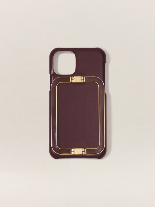 Eenk Iphone Max Case Liney Burgundy