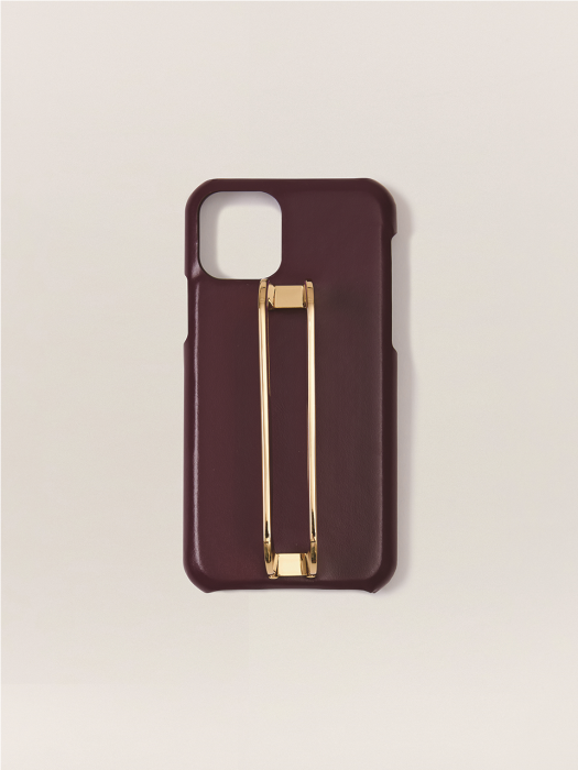 Eenk Iphone Max Case Liney Burgundy