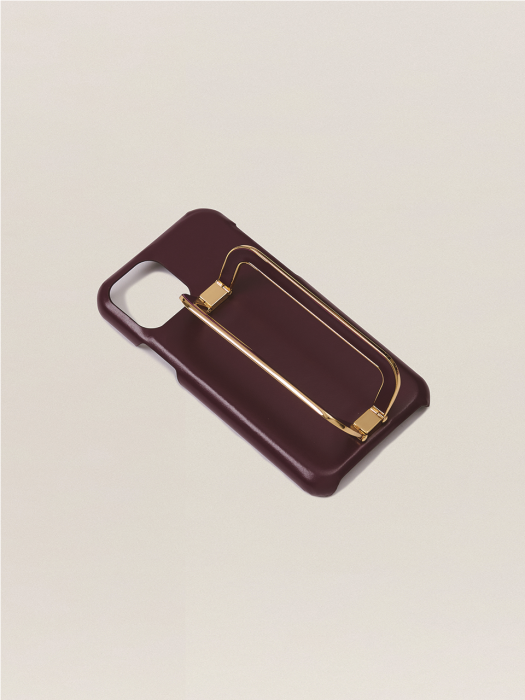 Eenk Iphone Max Case Liney Burgundy
