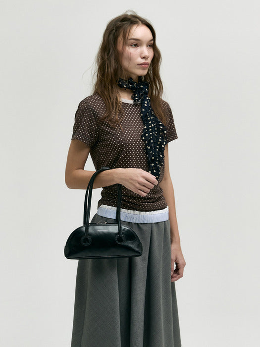 Margesherwood Bessette Shoulder black crinkle