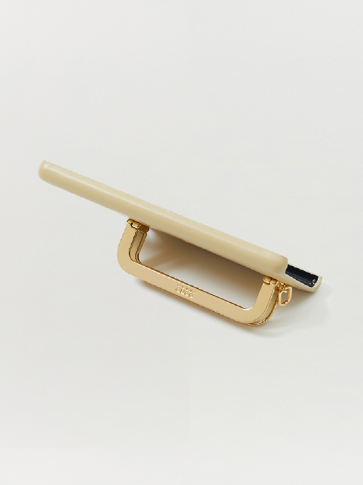 Eenk Galaxy Note 20/Note 20 Ultra Case with Leather Strap Liney Beige