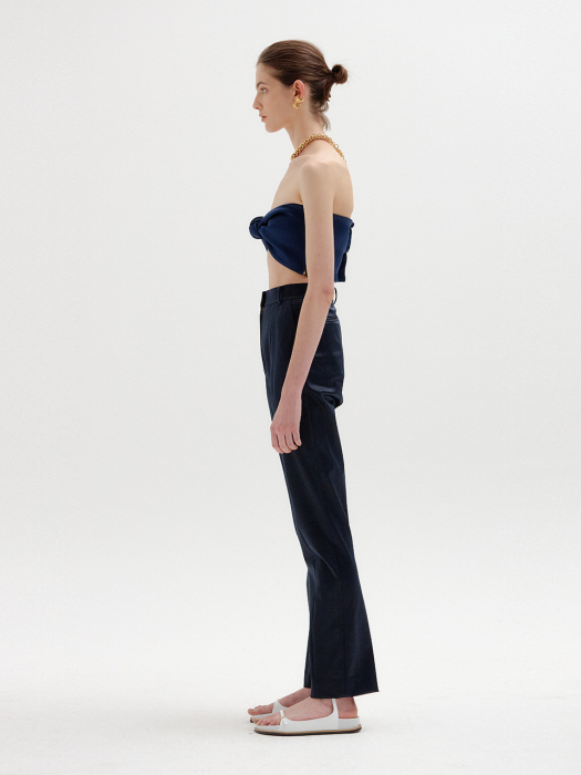 Eenk Sia Knotted Top - Navy