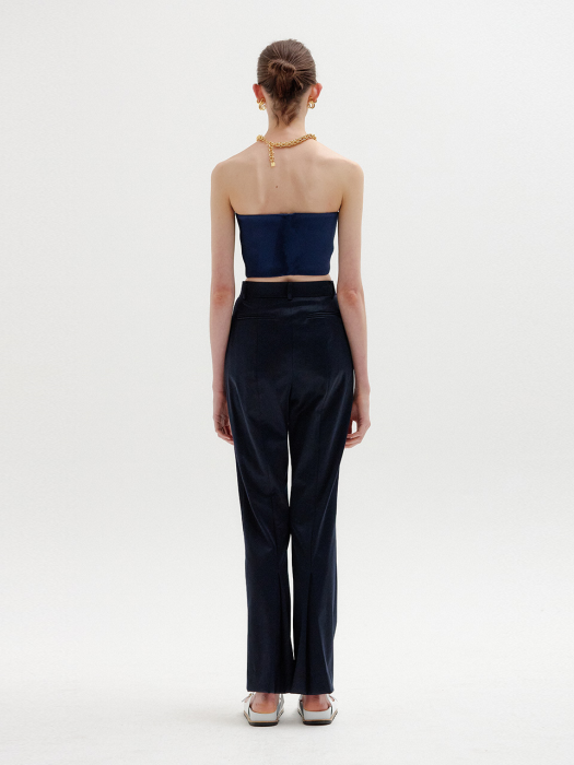 Eenk Sia Knotted Top - Navy