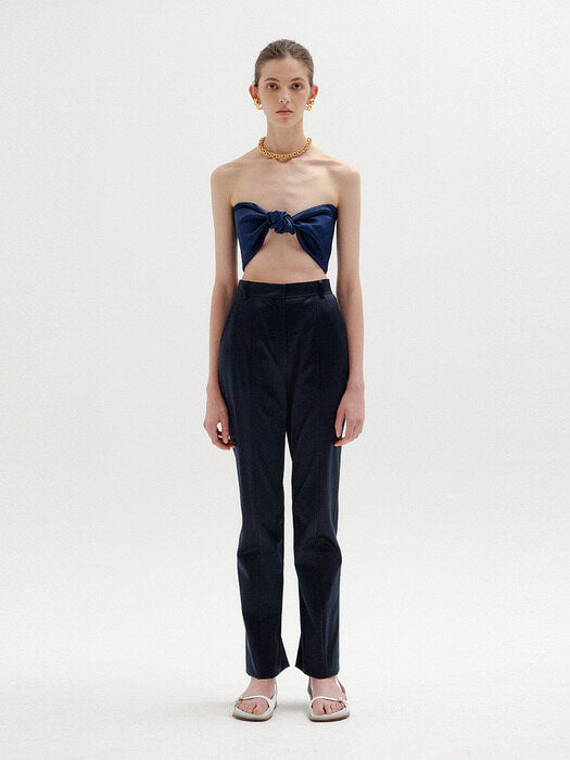 Eenk Sia Knotted Top - Navy