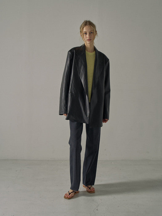 [facade pattern] Vintage Black Classic Denim