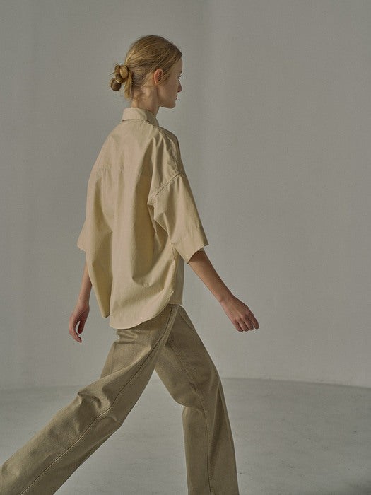 Facade Pattern Classic Denim dust khaki