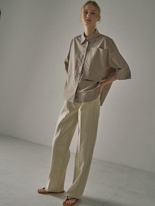 Facade Pattern Classic Denim ecru