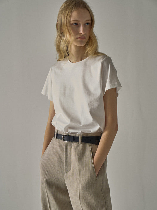 [facade pattern] Slip Knot Cotton T-Shirt (8 colors)