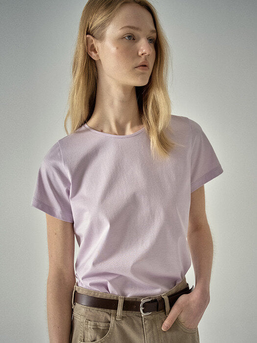 [facade pattern] Slip Knot Cotton T-Shirt (8 colors)