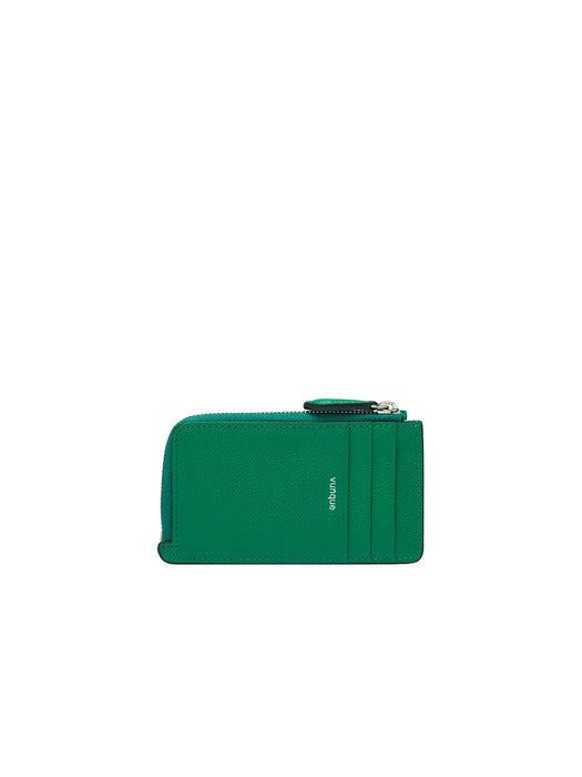 Vunque Magpie Zipper Card Wallet Green