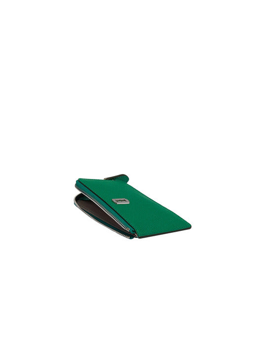 Vunque Magpie Zipper Card Wallet Green