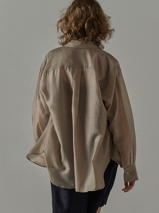 Facade Pattern Soft Breeze Shirt beige