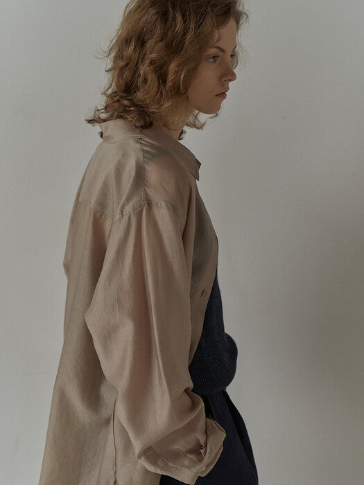 Facade Pattern Soft Breeze Shirt beige