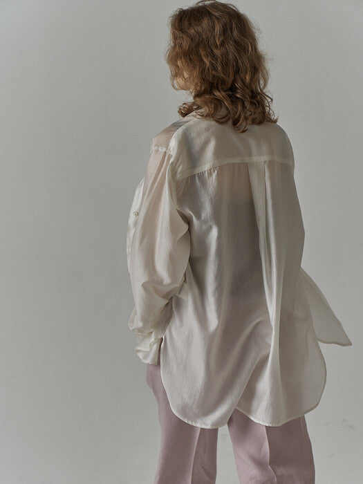 Facade Pattern Soft Breeze Shirt off white
